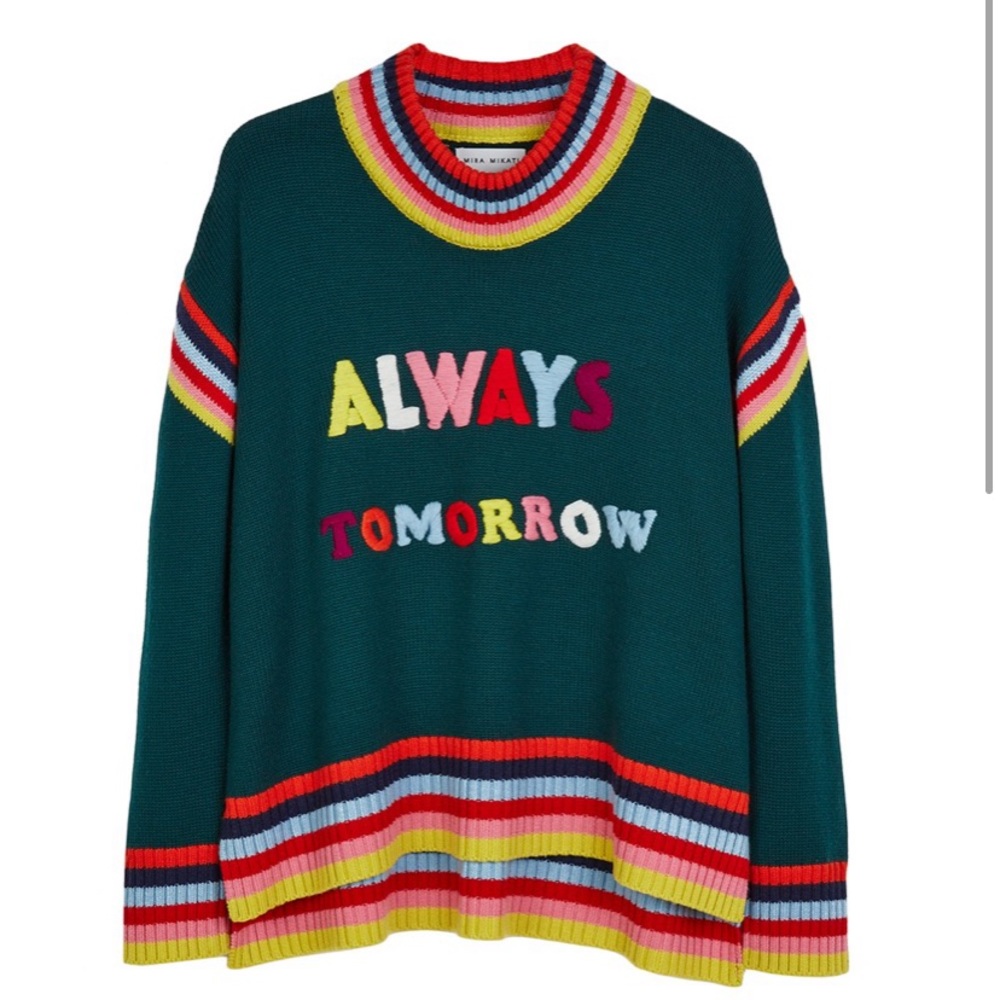 🌈MIRA MIKATI🌈 Always Tomorrow Sweater